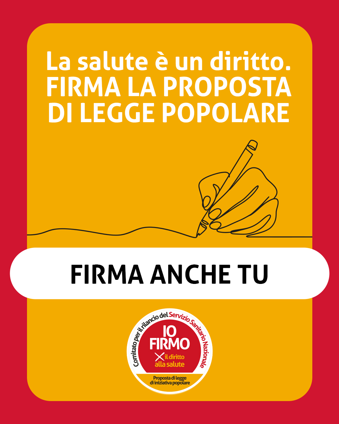 Firmiamo per una legge di iniziativa popolare sulla sanità